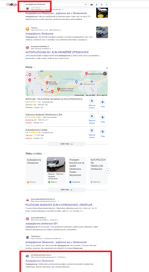 Autopujcovna Otrokovice